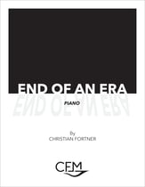 End of an Era piano sheet music cover